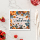 Serviette En Papier Papier bon thanksgiving Napkin (En situation)