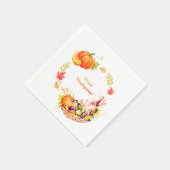 Serviette En Papier Papier bon thanksgiving Napkin (Coin)