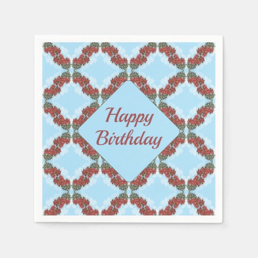 Serviette En Papier Papier Bougainvillea (Devant)