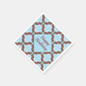 Serviette En Papier Papier Bougainvillea (Coin)