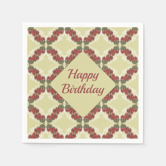 Serviette En Papier Papier Bougainvillea (Devant)