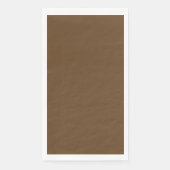Serviette En Papier Papier Brown foncé (Devant)