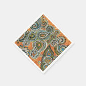 Serviette En Papier papier cachemire orange (Coin)