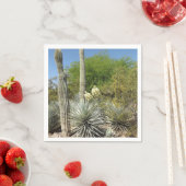 Serviette En Papier Papier Cactus Napkin (En situation)