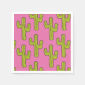 Serviette En Papier Papier Cactus Napkin (Devant)