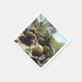 Serviette En Papier Papier Cactus Napkin (Coin)