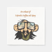 Serviette En Papier Papier, Café (Devant)