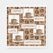 Serviette En Papier Papier café (Devant)