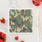 Serviette En Papier Papier camouflage serviettes (En situation)