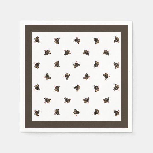 Serviette En Papier Papier canard Napkin (Devant)
