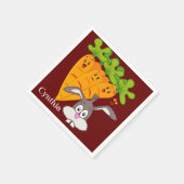 Serviette En Papier Papier, Carottes Rabbit (Coin)