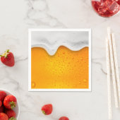Serviette En Papier Papier Carré de bière (En situation)