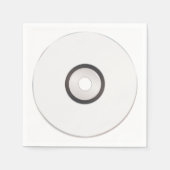 Serviette En Papier Papier CD vierge (Devant)