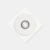 Serviette En Papier Papier CD vierge (Coin)