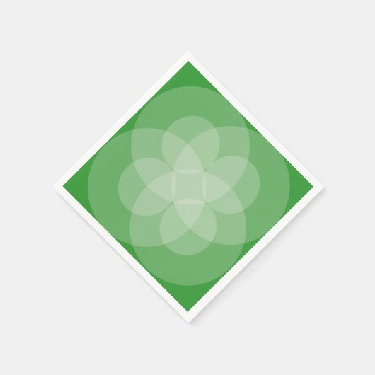 Serviette En Papier Papier - Cercles d'intersection (Coin)