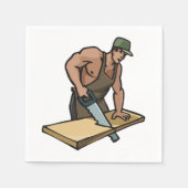 Serviette En Papier Papier charpentier (Devant)