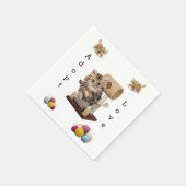 Serviette En Papier Papier, Chat Kitten Condo Adopter l'amour (Coin)