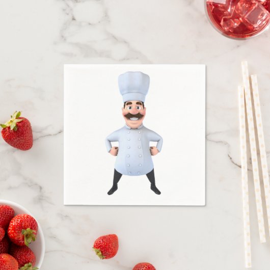 Serviette En Papier Papier chef (En situation)