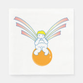 Serviette En Papier Papier Cherub Angel (Devant)
