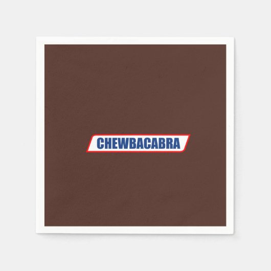 Serviette En Papier Papier CHEWBACABRA serviettes (Devant)