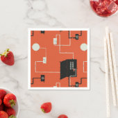 Serviette En Papier Papier Circuits électriques (En situation)