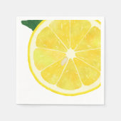 Serviette En Papier Papier citron frais Napkin (Devant)