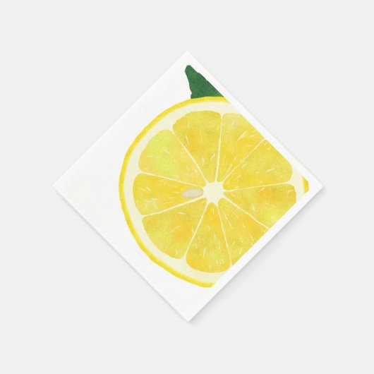 Serviette En Papier Papier citron frais Napkin (Coin)