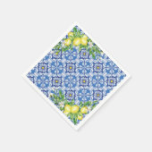 Serviette En Papier Papier citron méditerranéen Napkin (Coin)
