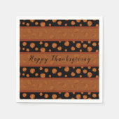 Serviette En Papier Papier citrouille (Devant)