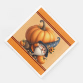 Serviette En Papier Papier Citrouille automne Napkin (Coin)