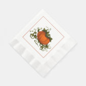 Serviette En Papier Papier Citrouille d'automne Napkin (Coin)