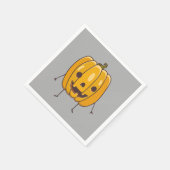 Serviette En Papier Papier Citrouille Halloween Napkin (Coin)