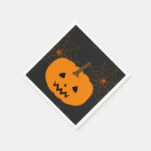 Serviette En Papier Papier Citrouille Halloween Napkin (Coin)