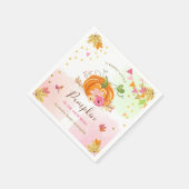 Serviette En Papier Papier citrouille Napkin Baby shower automne fille (Coin)