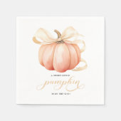 Serviette En Papier Papier Citrouille neutre genre Napkin (Devant)
