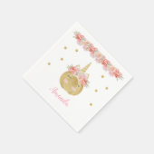 Serviette En Papier Papier Citrouille Unicorne Napkin (Coin)