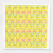 Serviette En Papier Papier Citrus rétro (Devant)