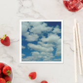 Serviette En Papier Papier Cloud Napkin (En situation)