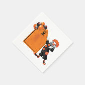 Serviette En Papier Papier Clown effrayant serviettes (Coin)