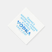 SERVIETTE EN PAPIER PAPIER COCKTAIL NAPKINS - HUMOUR VODKA (Coin)