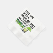 SERVIETTE EN PAPIER PAPIER COCKTAIL NAPKINS - VIE, LIME, SEL, TEQUILA (Coin)