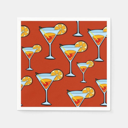 Serviette En Papier Papier Cocktail serviettes (Devant)