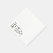 Serviette En Papier Papier, Cocktail Standard - Cin Cin (Coin)