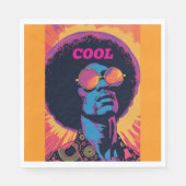 Serviette En Papier Papier cool/Retro (Devant)