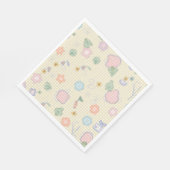 Serviette En Papier Papier coudre Flower (Modifier) (Coin)