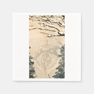 Serviette En Papier Papier couleur ecru clair