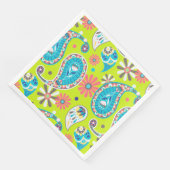 Serviette En Papier Papier couleur Paisley Napkin (Coin)