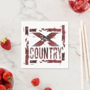Serviette En Papier Papier coureur XC Cross Country