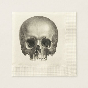 Serviette En Papier Papier crâne