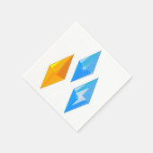 Serviette En Papier Papier Crystal Gems (Coin)